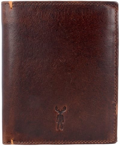Jack Kinsky Colombo 200 Leren Portemonnee 10 cm - Jongens - Staand formaat - mokka