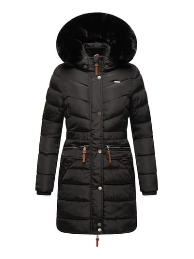 Navahoo Dames Winterjas Paula – Extra Warm, Waterafstotend & Met Afneembare Bontkraag