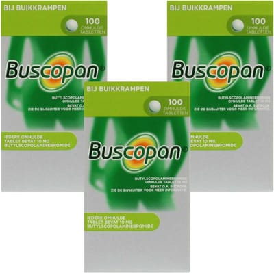 Buscopan Omhulde Tablet - 3 x 100 tabletten - Voordeelverpakking