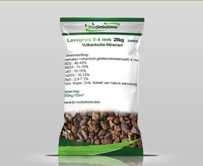 Lavagruis - 25 kg - Grof lavameel - Kleigrond verbeteren - Bodemverbeteraar - Grondverbeteraar