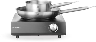 Inductiekookplaat Set met Steelpan en Koekenpan - 3500W Krachtig