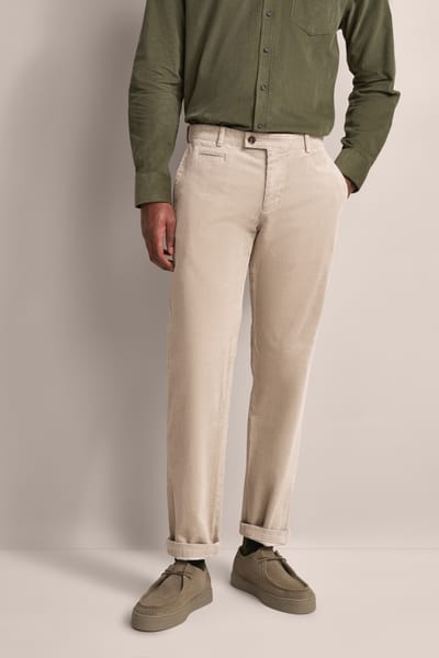 Bugatti Herren Chino in stretch katoen