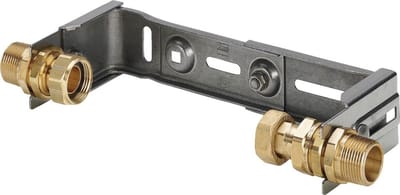 Viega Geopress Easytop-watermeterbeugel, Q3 16, Qn 10, R1 11/2 roodkoper of siliciumbrons, roestvrij staal Model 2230.70, 554439