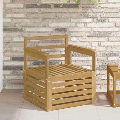 vidaXL - 2 - Stuk - Buiten - bank - set - Massief - Acacia - Hout - Wit