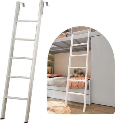 Stapelbedladder - Haken ladder - Veilig in bed - Verstelbare lengte - 150 cm - Zwart
