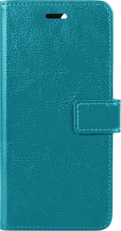 Hoesje Met Pasjeshouder - Geschikt voor Samsung Galaxy M22 - Luxe Bookcase Portemonee - Flip Case - Kunstleer Book Case - Flipcase - Book Cover - Walletcase - Portemonneehoes - Turquoise