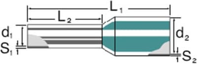 Weidmüller 9021170000 Adereindhulzen 16 mm² Deels geïsoleerd Wit 100 stuk(s)