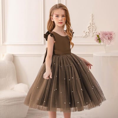 Robes pour Filles Vêtements pour Enfants Vêtements d'Enfant Robe Fée Princesse pour Filles Tenue de Danse Scène Fête Dentelle Costumes Cosplay 110 framboise