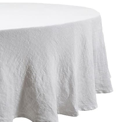 Sunrise tafelkleed rond white 160 cm