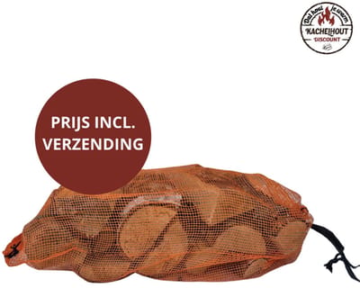 15 netten Berkenhout - Kachelhout - Haardhout - Overgedroogd - Inclusief Verzending