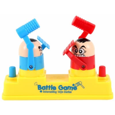 Grappige Praktische grap Vecht Strijd Antistress Speelgoed Streek Interactie Spel Tafelspel Speelgoed Cadeau blue