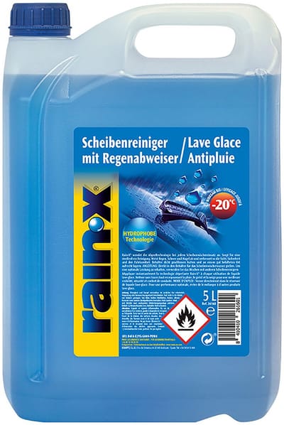 Rain-X Ruitensproeiervloeistof Anti-Regen -20°C - Optimale zichtbaarheid - Zonder methanol - 5L