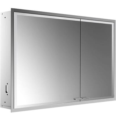 Emco asis prestige 2 LED light mirror cabinet 101.5 cm, without light system, wide door left 989707107