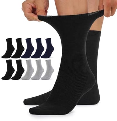Diabetische Sokken voor Dames en Heren zonder Elastische Band - Comfortabele Katoenen Sokken