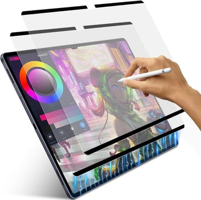 Set van 2 Magnetische Matte Screenprotectors voor 14.6 Inch Tablets, Herbruikbaar en Verwijderbaar, Perfecte Bescherming tegen Krassen en Vingerafdrukken