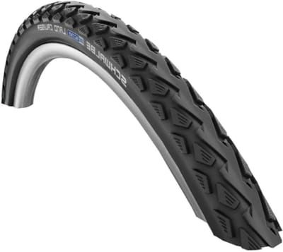 Mountainbike Band - Terrein Band - Elk Terrein - Lekbescherming - 26 x 1.75 inch - Zwart