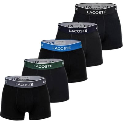 Lacoste Trunk Boxershorts Heren (5-pack) - Maat M
