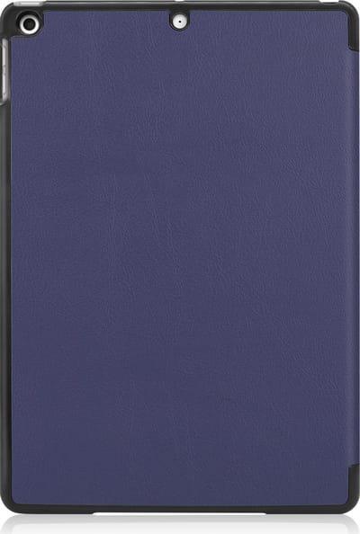Hoes - Geschikt voor Apple iPad 9 (2021) - 10.2 inch - 9e Generatie - Dun & Stevig - Trifold Bookcase - Hard Cover - Hardcover Book Case - Tablet Hoesje - Donkerblauw