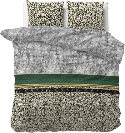 Sleeptime Trendy Marble - Dekbedovertrekset - Lits-Jumeaux - 240x200/220 + 2 kussenslopen 60x70 - Groen