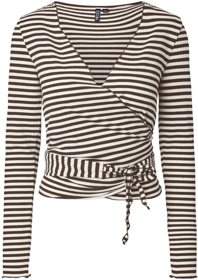 Pieces Top PCLAYA LANGE MOUWEN