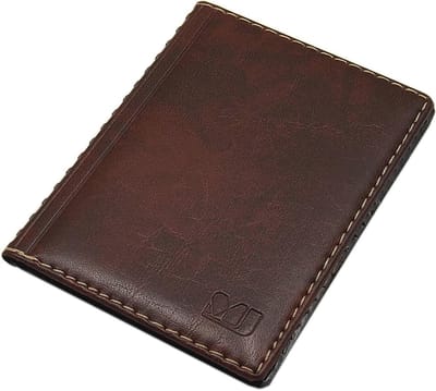 Elegante ID-kaart- en creditcardhouder met contraststiksel 12 vakken