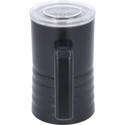 Mousseur de lait et cuiseur 4 en 1 Suspension magnétique automatique Mousseur de lait chaud et froid pour café US Plug gray