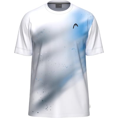 Head Racket Topspin T-shirt Met Korte Mouwen Wit 164 cm Jongen