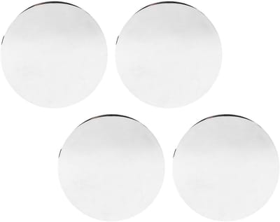 Dailygoods- Wielnaafafdekkingen 68mm - Set van 4 - Modieuze uitstraling - Compatibel met Sedan/SUV/Sportwagen - ABS/metaal - Eenvoudige installatie - Naafdoppen