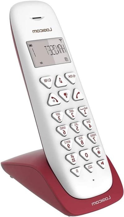 Draadloze Vaste Telefoon - DECT Telefoon - Thuis Bellen - Energiebesparende Modus - 50 meter bereik - Framboos