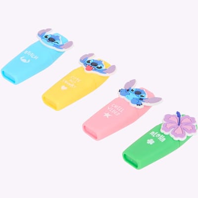 Disney Lilo & Stitch markeerstiften – 4 stuks – schoolbenodigdheden – tekstmarkers – pastel kleuren – kantoor & studie