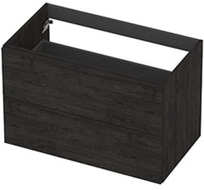 INK - Onderkast 2L Decor Softclose Tbv Greep - 800x450x520 Mm - Houtskool Eiken