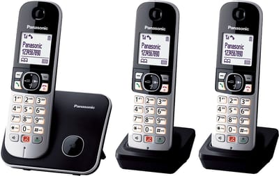 Panasonic KX-TG6853 DECT Telefoon set - totaal 3 handsets - zonder antwoordapparaat
