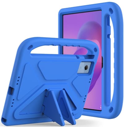 Coverup Tablethoes geschikt voor Lenovo Idea Tab 11 Hoesje - ShockProof Kids Case - Blauw