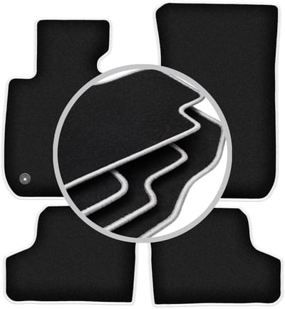CARLUX-SILVER automatten voor: BMW 3 E93 cabriolet (2004-2011)