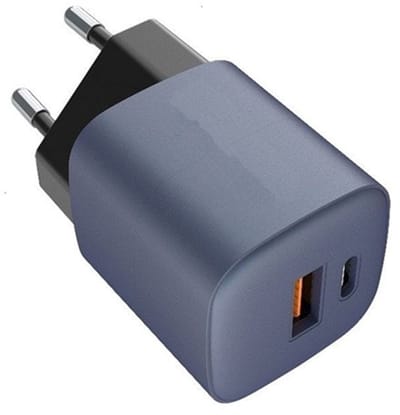 OneOne 33W snellader met 2 poorten. GAN lader. PD PPS oplader adapter past op Samsung Galaxy A34, A54, A24, A14, A05, F04, F34, F54, A15, A25, A35, F15, M14, M04, M34, M21, M30, M40, M54