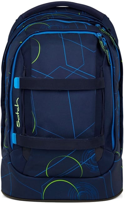 satch Schoolrugzak met laptopvak Pack Blue Tech Donkerblauw