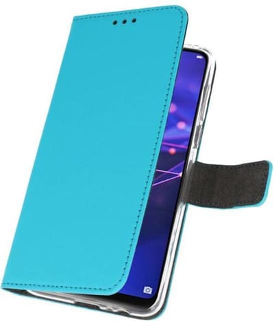 Booktype Telefoonhoesjes - Bookcase Hoesje - Wallet Case - Geschikt voor Huawei Mate 20 - Blauw