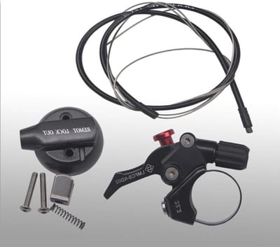 Fiets Vorkvergrendeling Hendel - Remote Lockout Hendel - Fietsen Bedienen - Zachte Bedienen - 22.2 mm - Zwart