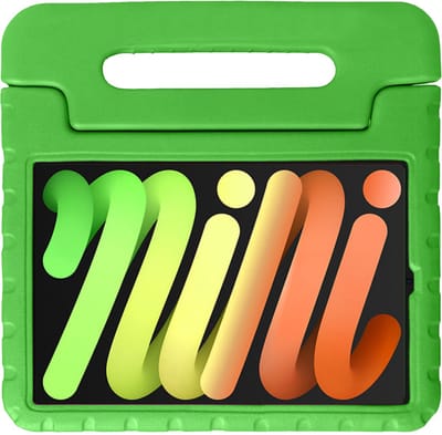 Hoesje - Geschikt voor Apple iPad Mini 7 (2024) - 8.3 inch - 7e Generatie - Kinderhoes Shockproof Bumper - Kidsproof Case - Tablet Hoes - Kinder Hoes Cover - Groen