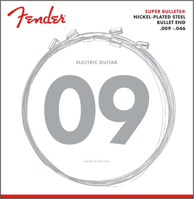 Fender Super Bullets 3250LR 9-46 nikkel Plated Steel Bullet End - Elektrische gitaarsnaren