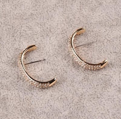 Jobo By JET - Dames oorbellen - 1 paar - Look a Like - Goud - Big - Goudkleurig - Oorknopjes