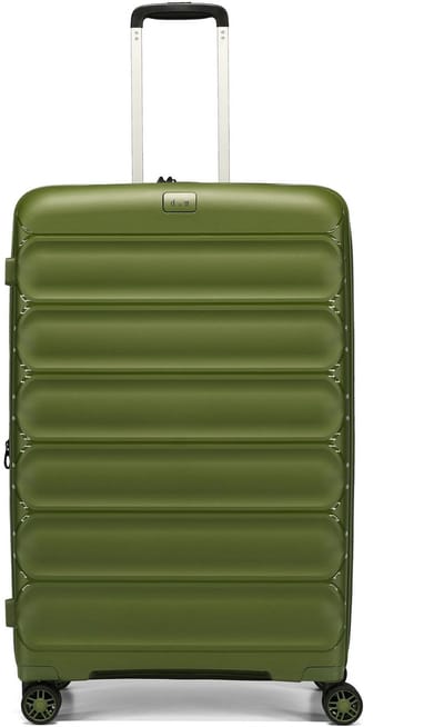 d & n Travel Line 4700 4 wielen Trolley 78 cm met uitbreidingsplooi - Harde bagage - TSA slot - olive green
