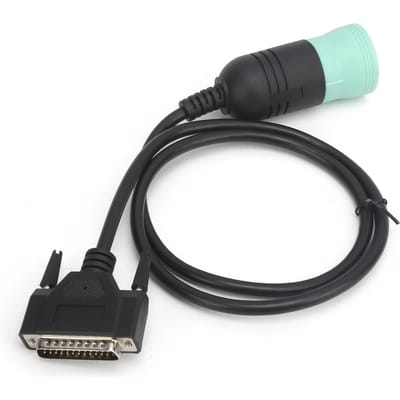 Truck Diagnosekabel 9-pins Vrouwelijk naar 25-pins Mannelijk voor J1939 Protocol Hardware Inline 7 naar DB25-pins Mannelijk white