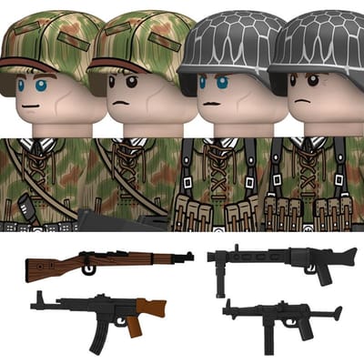 Hoge Kwaliteit Ww2 Leger stijl Hoge Kwaliteit Duits Hoge Kwaliteit Soldaten Hoge Kwaliteit Figuren Hoge Kwaliteit Bouwen Hoge Kwaliteit Blokken Hoge Kwaliteit 43