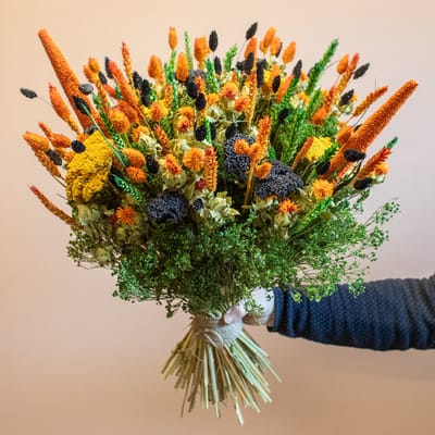 Droogbloemen - boeket - Tess - Droogboeket - droogbloemenboeket
