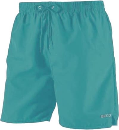 BECO Zwemshort - Heren - Polyester - Turquoise - Maat M