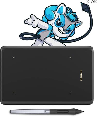 RFWR® Grafische Tekentablet met Drukniveau's en Batterijloze Stylus - Perfect voor OSU en Digitale Kunst