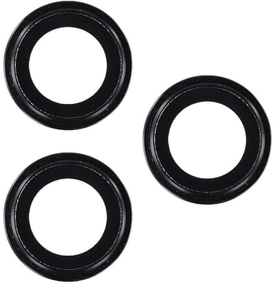 Camera lens Protector Geschikt voor: Apple iPhone 17 Pro - screen protector - glas - bescherm je camera - beschermglas - Zwart