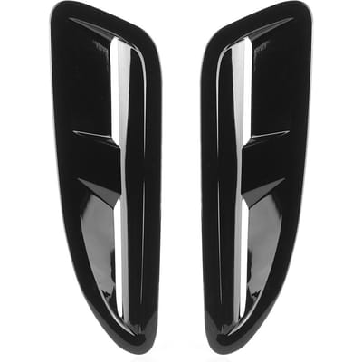 Pièces modifiées de voiture de ventilation de capot en plastique d'abs adaptées pour Jaguar XKR XK8 Glossy Black black
