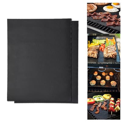 Hitzebeständige Silikon Backmatte 40x33 cm – Wiederverwendbare Antihaft Grillmatte für Backofen, Gasgrill & BBQ, Zuschneidbar